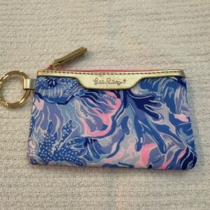 Lily Pulitzer Coin Pouch, key and card holder